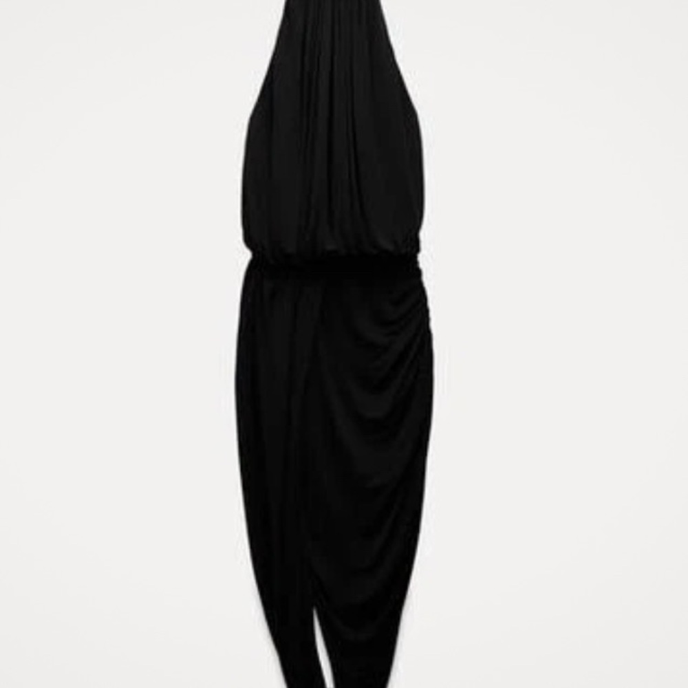 Zara Collection-Elegant draped Halter Dress - Picture 3 of 6
